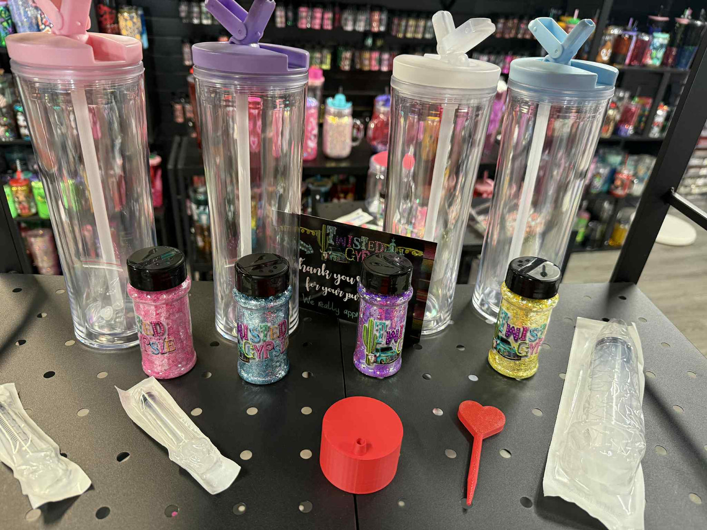 NEW STYLE 20 OZ SPORTS BOTTLE STARTER SNOWGLOBE KIT