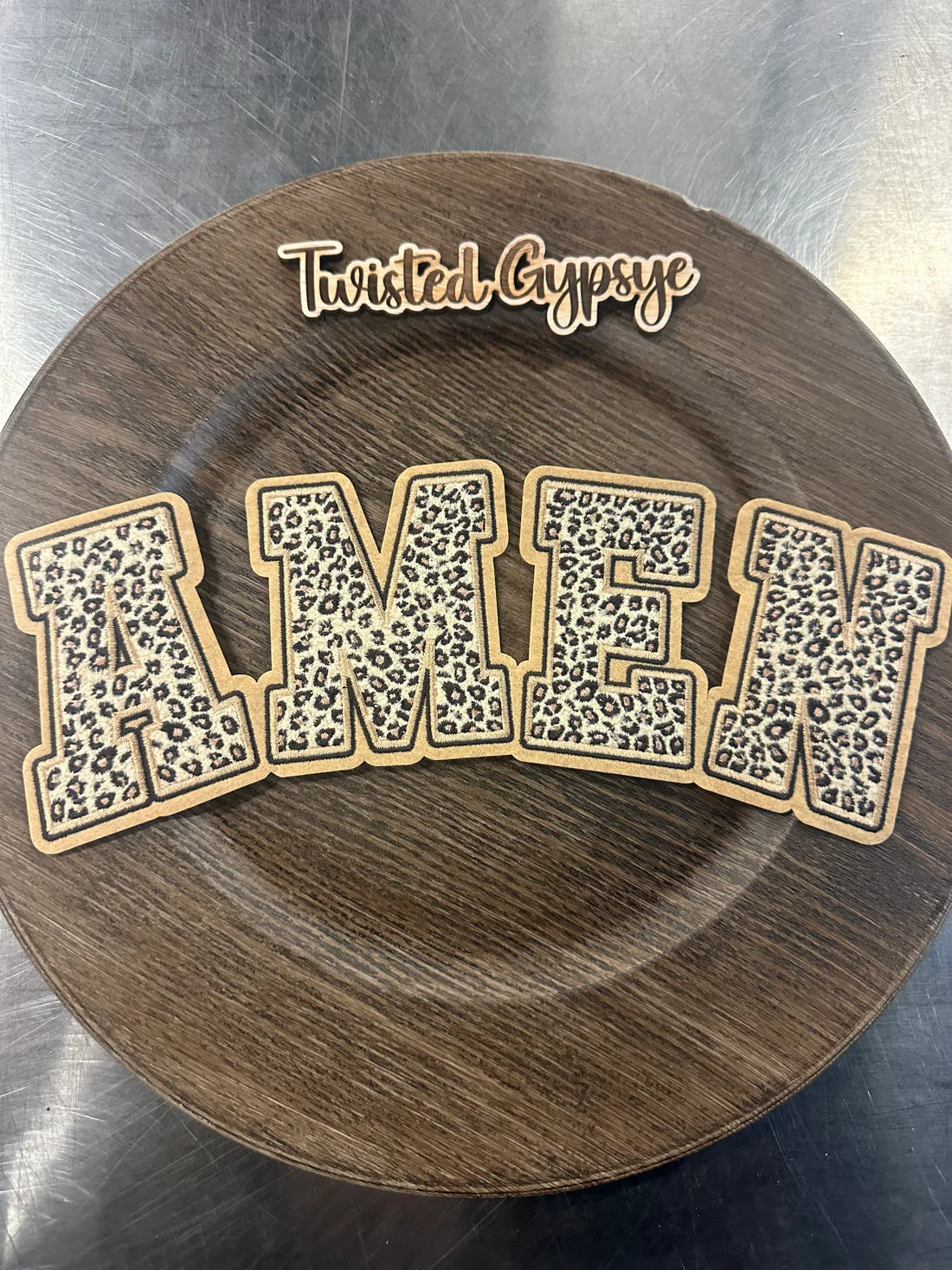 AMEN CHEETAH- APPLIQUE PATCHE #A-6