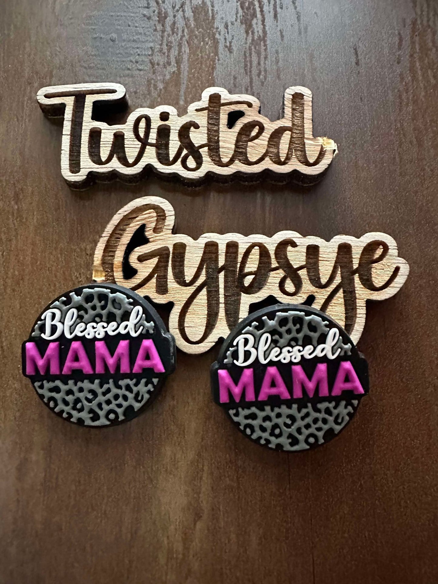 CUSTOM BLESSED MAMA BLACK 2 PACK #31