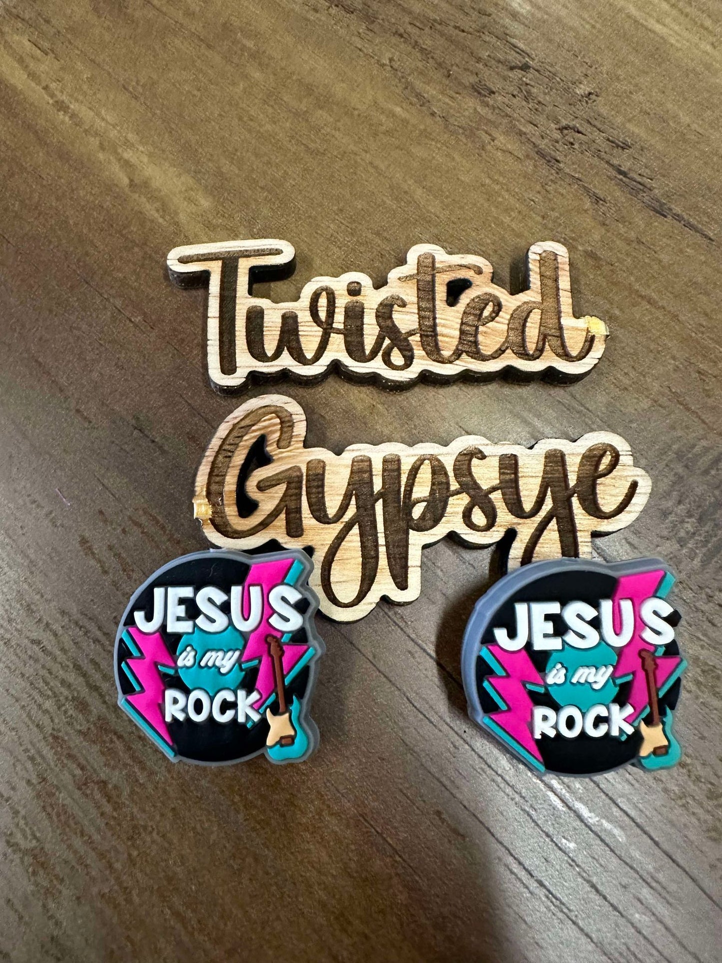 CUSTOM JESUS IS MY ROCK 2 PACK #109