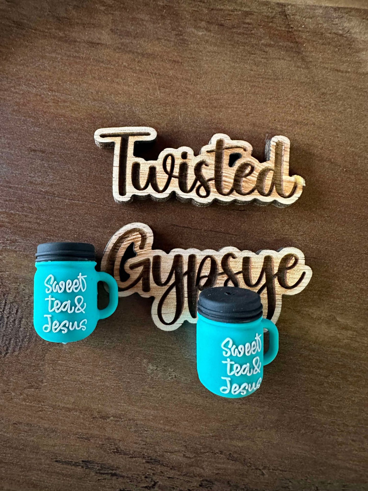 CUSTOM TEAL SWEET TEA AND JESUS 2 PACK #57