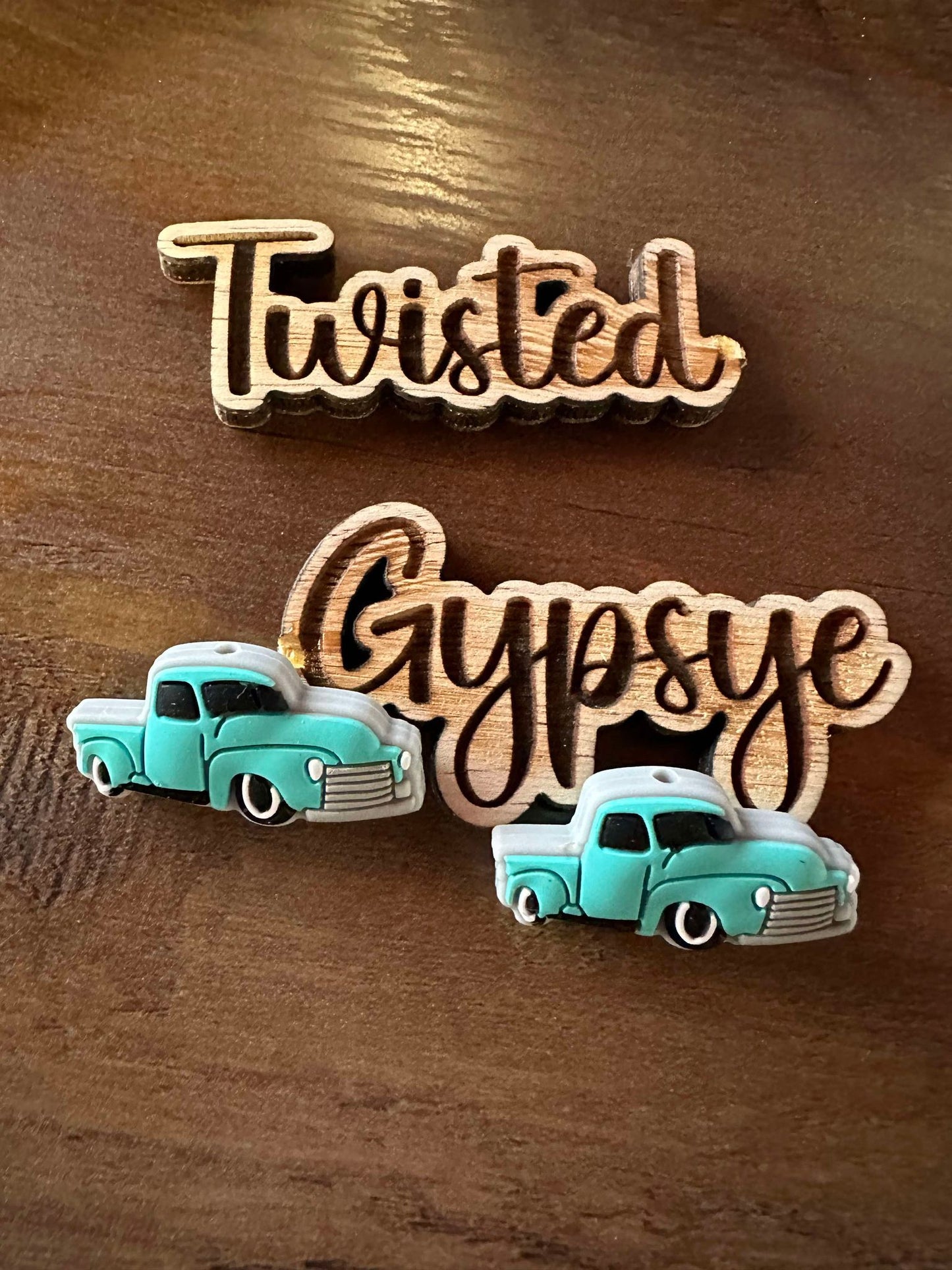 CUSTOM TEAL TRUCK 2 PACK #45