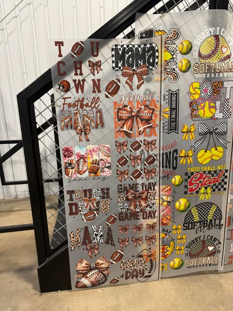 #5 PRE-PRINTED 5 FT FOOTBALL GANG SHEET-DTF