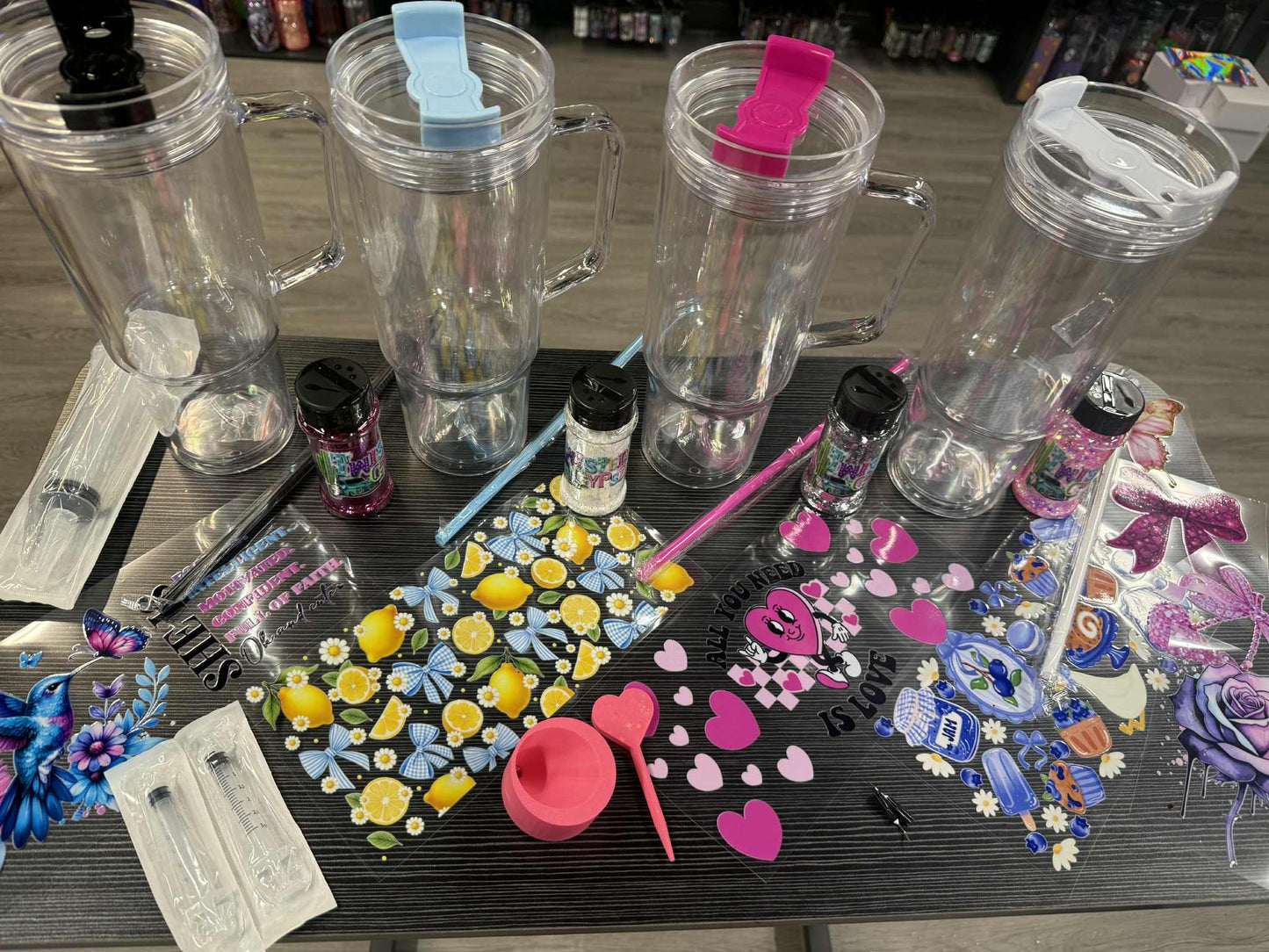 40 OZ STARTER SNOWGLOBE KIT