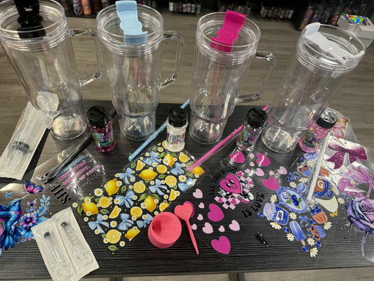 40 OZ STARTER SNOWGLOBE KIT