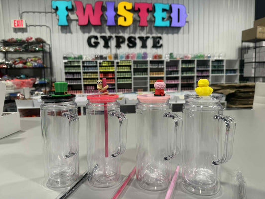 NEW 20 OZ LIBBY WITH HANDLE SNOWGLOBE KIT