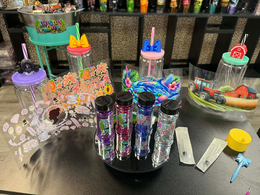 4 KIT MULTI COMBO 20 oz SNOW-GLOBE KIT WITH ACCESSORIES