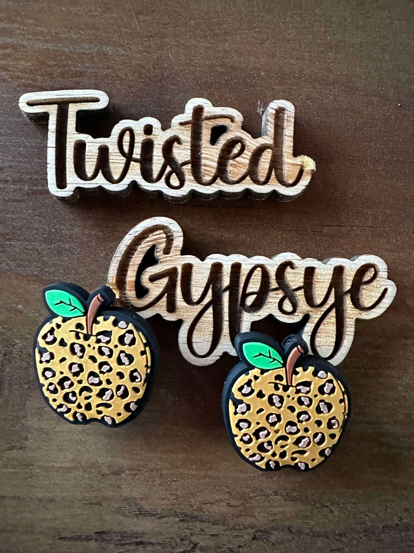 CUSTOM GOLD CHEETAH APPLE 2 PACK #17