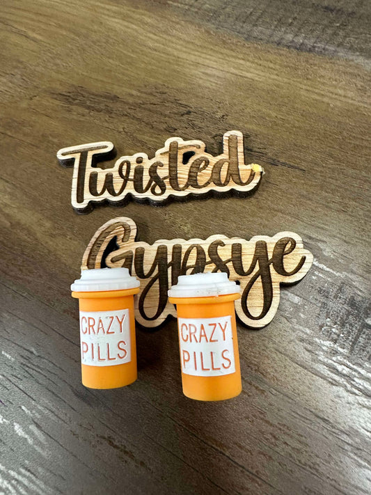 CUSTOM CRAZY PILLS BOTTLE 2 PACK #137