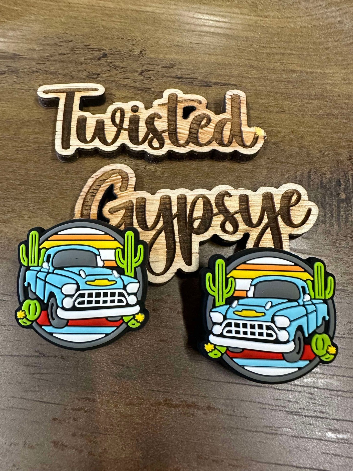 CUSTOM TRUCK WITH CACTUS 2 PACK #146