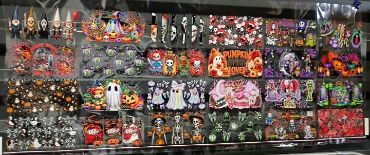 HALLOWEEN UV DTF GANG SHEET