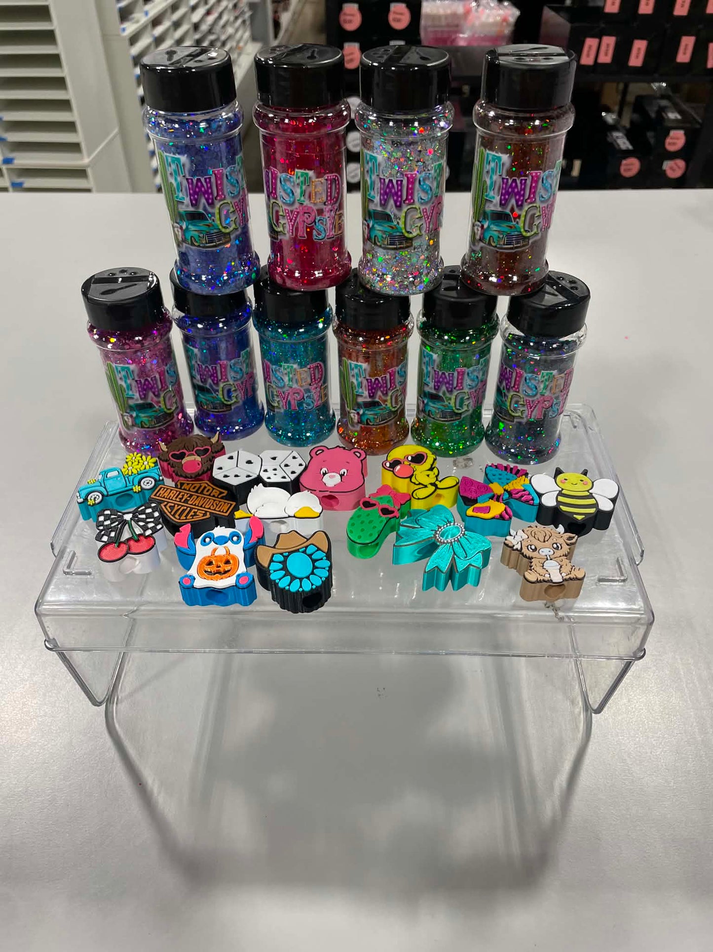GLITTER AND STRAW TOPPER KIT